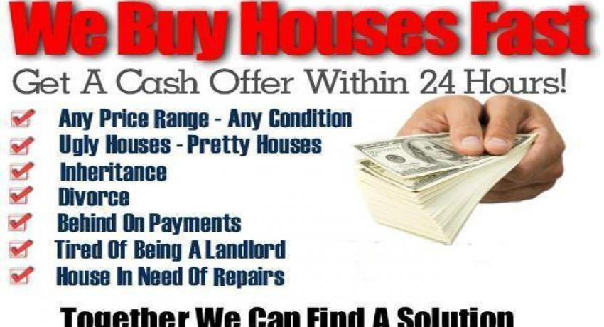 We buy houses cash